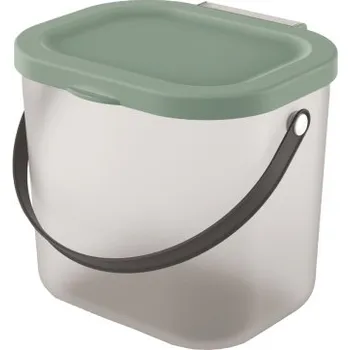 Odpadkový koš Koš na tříděný odpad - ROTHO ALBULA Objem: 6 l, Barva: čirá/zelená