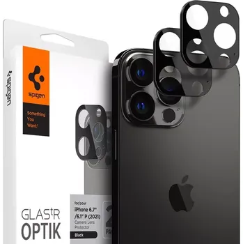 Spigen GLAStR OPTIK iPhone 13 Pro Max [2 Pack] - Graphite