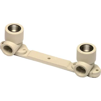 Vodovodní potrubí Kolena nástěnná Wavin Ekoplastik PPR-CT s držákem d20 x 1/2˝