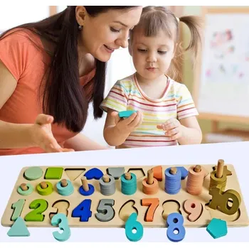 Dřevěná hračka Dřevěné počty