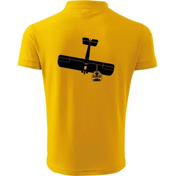 Pánská košile RC letadlo - Polokošile pánská Pique Polo 203 - XL ( Žlutá )