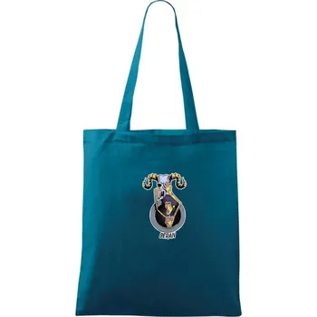 Znamení komiks beran - Taška bavlněná - 42 x 38 cm ( Petrolejová )