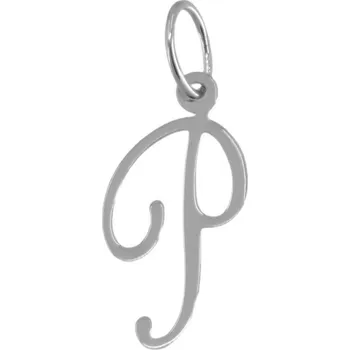 Přívěsek 3773 Zlatý přívěsek z bílého zlata písmeno P 0,25g