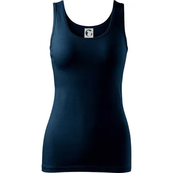 BEZPOTISKU / bez potisku - Dámské tílko - XS ( Námořní modrá (téměř černá) )