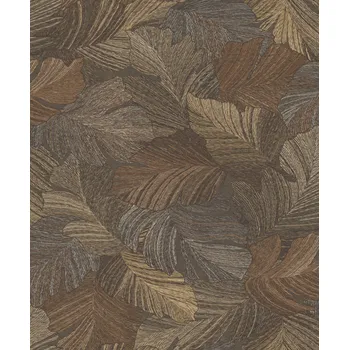 Tapeta Hnědá vliesová tapeta na zeď, listy, A66503, Vavex 2025