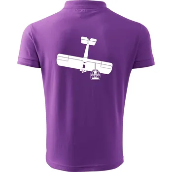 Pánská košile RC letadlo - Polokošile pánská Pique Polo 203 - 3XL ( Fialová )