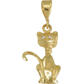 Přívěsek 3676 Zlatý přívěsek s kočkou 1,10g