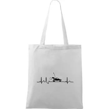 Nákupní taška EKG RC model - Taška bavlněná - 42 x 38 cm ( Bílá )