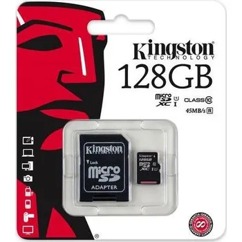 Počítač Miniaturní paměťová karta 128GB microSDXC UHS-I + adaptér