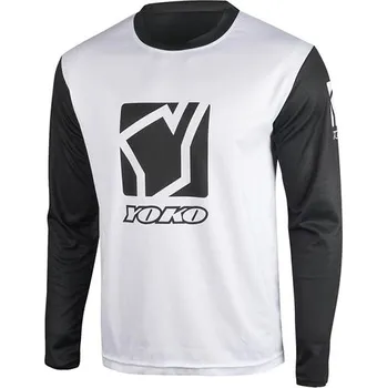 Moto oblečení YOKO SCRAMBLE bílá / černá vel.M