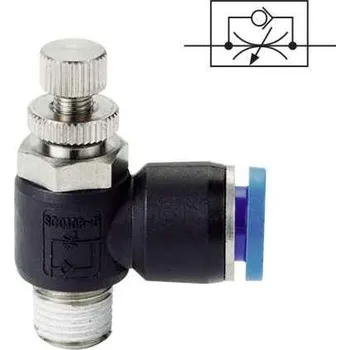 Ventil STNC Ventily škrtící úhlové, vnější závit R, pro hadičku 16mm - otočné Rozměr závitu: R3/8"