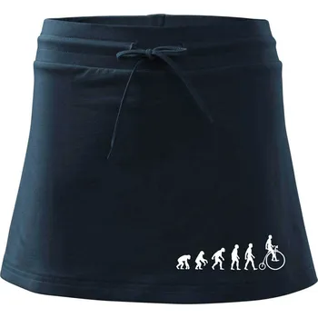 Dámské oblečení Evoluce staré kolo - Sportovní sukně - two in one - S ( Námořní modrá (velmi tmavá - téměř černá) )