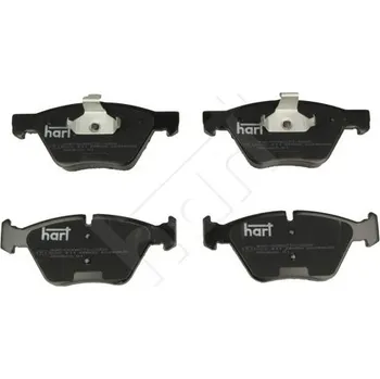 Brzdový systém Sada brzdových destiček, kotoučová brzda HART 222 411