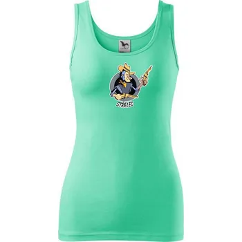 Dámské tričko Znamení komiks střelec - Dámské tílko - L ( Mátová )