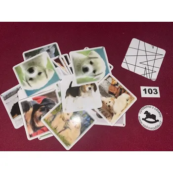 Pexeso HandMade by VeJa Velké pexeso vel.XL č.103 - Štěňata (24kousků)