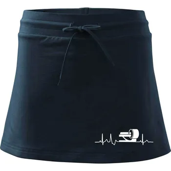 Dámské oblečení EKG radiologie - Sportovní sukně - two in one - L ( Námořní modrá (velmi tmavá - téměř černá) )