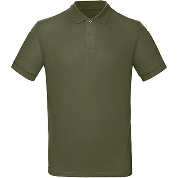 Pánská košile B&C Pánská polokošile PM430 Urban Khaki M