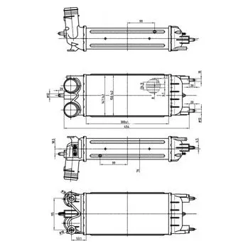 Chladič motoru Chladič turba HART 616 457