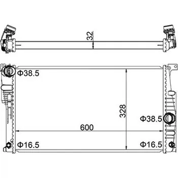 Chladič motoru Chladič, chlazení motoru HART 623 439