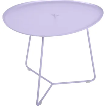 Zahradní stůl Fialový kovový konferenční stolek Fermob Cocotte 44 x 55 cm