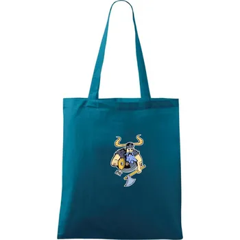 Znamení komiks býk - Taška bavlněná - 42 x 38 cm ( Petrolejová )