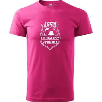 Pánská móda Jsem Fotbalový strejda / fotbalová teta - Klasické pánské triko vyšší gramáže - M ( Purpurová )