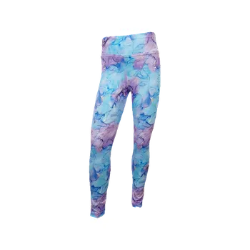 Dívčí legíny Fantom legíny z mléčného hedvábí fialovo-tyrkysové Velikost: 164