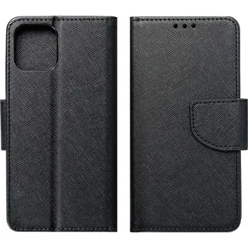 Pouzdro na mobilní telefon Pouzdro FANCY Diary iPhone 13 6,1 - Černé