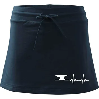 Dámská sukně EKG kovář - Sportovní sukně - two in one - XL ( Námořní modrá (velmi tmavá - téměř černá) )