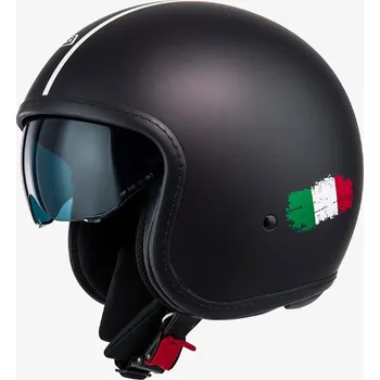 Helma na motorku Otevřená přilba NZI Rolling 4 FLUSSO NERO Velikost: XXL