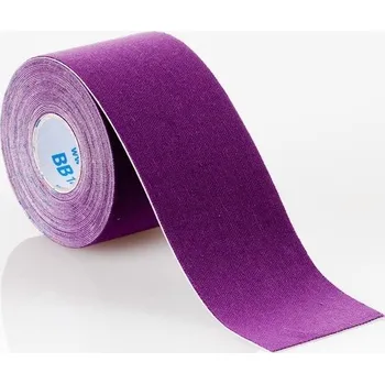 Tejpovací páska Tejpovací páska BB Tape Ice silk, 5 cm x 5 m Fialová