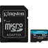 Paměťová karta Kingston Canvas Go! Plus microSDXC 64 GB UHS-I U3 V30 + SD adaptér