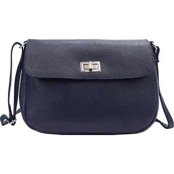 Kabelka Dámská kožená crossbody Luka 24-008 tmavě modrá