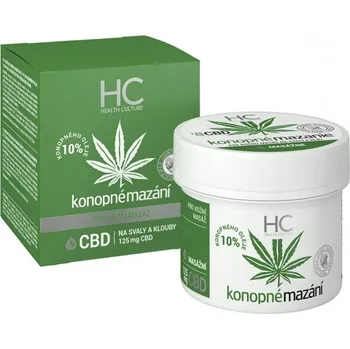 Masážní přípravek CannaVibe Malani KONOPNÉ MAZÁNÍ CBD 125 ml