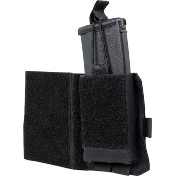 Otevřená zásobníková sumka pro M4 na suchý zip - černá, Wosport