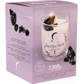 kreativní sada Graine Creative Kreativní sada "Ochrana" na výrobu svíčky s obsidiánem