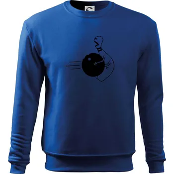 Chlapecké tričko Koule vs kuželka - Mikina Essential dětská - 158 cm/12 let ( Královská modrá )