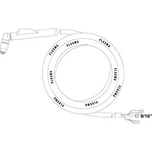 SPARTUS TS09010HF EL120 ruční hořák 12m 9/16 HF
