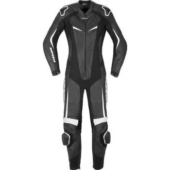 Moto kombinéza Jednodílná kombinéza TRACK LADY PERFORATED PRO, SPIDI, dámská (černá/bílá) 40