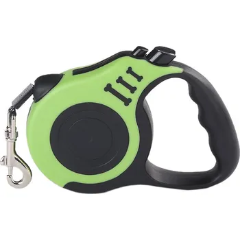 Vodítko pro psa Samonavíjecí vodítko (3 / 5 m) Rozměry: 3 m, Barva: zelená
