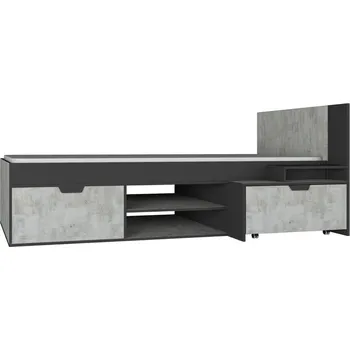 Dětský zahradní nábytek Meblar Dětská postel Nano, grafit/enigma Zvolte možnost matrace: Bez matrace