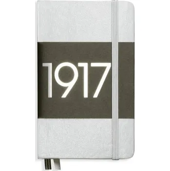 Zápisník Zápisník Leuchtturm1917 - notebook A6-tečkovaný-stříbrný