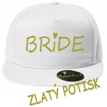 Čepice ON-DESIGN Čepice RAP s potiskem NEVĚSTA 2 Barva: bílá