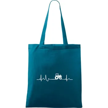 Traktor EKG - Taška bavlněná - 42 x 38 cm ( Petrolejová )
