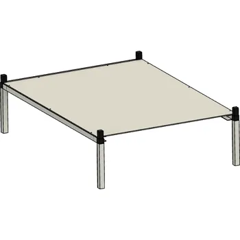 Racková skříň Rack Aluhobby K1 - jedno patro pro jeden box