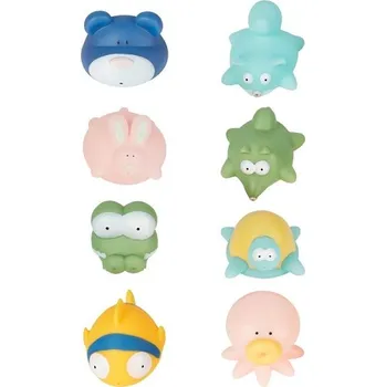 Hračka pro nejmenší BADABULLE stříkací hračky do vody RIGOLO SPLASH 8ks