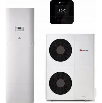 Tepelné čerpadlo Saunier Duval Balíček systému obnovitelné energie č. 01 - tepelné čerpadlo GeniaAir MONO HA 12-6 O + FEW 200/6 + SRC 720