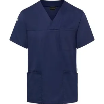 Gastro oděv Karlowsky Pánská nazouvací tunika s krátkým rukávem Velikost: 5XL, Barva: námořní modrá