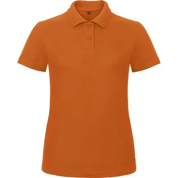 Dámská košile B&C Dámská polokošile Piqué polo ID.001 Velikost: XS, Barva: oranžová