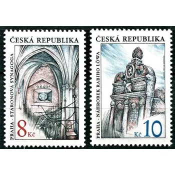 Poštovní známka Česká pošta (1997) č. 142-143 ** - Česká republika - Krásy naší vlasti - židovské památky v Praze